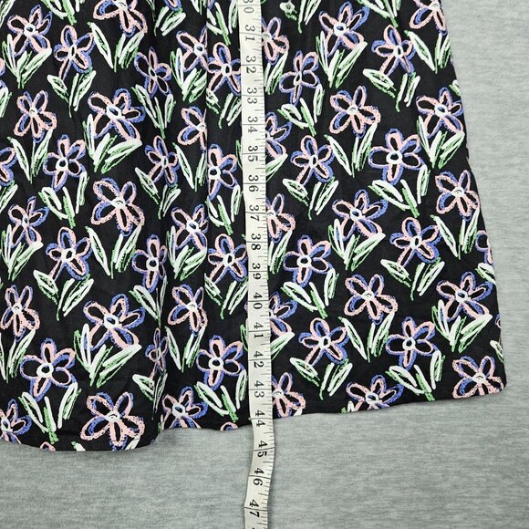 Studio Untold Women's Tie back V-neck Floral Print Long Sleeve Dress Sz 20/22 - Picture 4 of 13